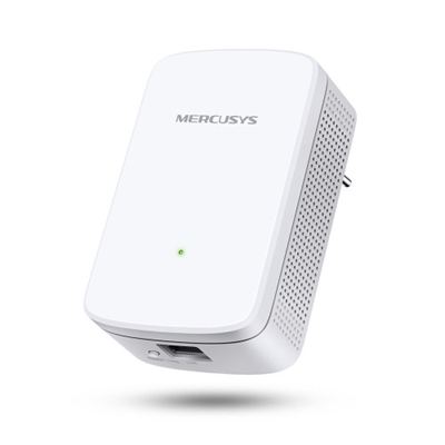 Mercusys ME10 Mercusys ME10. Tipo: Repetidor de red, Velocidad de transferencia de datos: 300 Mbit/s, Ethernet LAN, velocidad de transferencia de datos: 10,100 Mbit/s. Tecnología de cableado: 10/100Base-T(X), Wi-Fi estándares: 802.11b, 802.11g, Wi-Fi 4 (802.11n), Wi-Fi velocidad de transferencia de datos (max): 300 Mbit/s. Color del producto: Blanco. Consumo energético: 3,2 W. Ancho: 60 mm, Profundidad: 36 mm, Altura: 101 mm