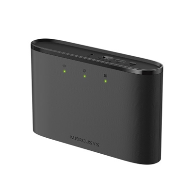 Mercusys MT110 Vaya y conéctese en cualquier lugarWiFi móvil 4G LTE de MERCUSYSVaya a cualquier lugar y conéctese a todas partes con 4G LTE ultrarrápidoMT110 utiliza tecnología 4G LTE para lograr velocidades súper rápidas de hasta 150 Mbps de descarga y 50 Mbps de carga.También puede compartir una red Wi-Fi con una velocidad máxima de 150 Mbps en 2,4 GHz para juegos, streaming y mucho más.Comparte el WiFi con tus amigosUn número notable de dispositivos inalámbricos son compatibles con este pequeño punto de acceso móvil sin ningún problema. El MT110 admite hasta 10 conexiones 4G/3G simultáneas para tabletas, ordenadores portátiles, teléfonos móviles y otros dispositivos.2200 mAh para 10 horas de usoEl MT110 es el compañero de viaje ideal debido a su batería de larga duración de 2200 mAh, que permite hasta 10 horas de acceso inalámbrico para una variedad de ocasiones, incluidos viajes de negocios, deportes al aire libre y más.Inicie y disfrute de su Wi-Fi en segundosTodo lo que necesita hacer para encender el MT110 es insertar una tarjeta SIM y hacer clic en el botón de encendido. Tiene un diseño pequeño y fácil de usar. En medio minuto, su punto de acceso 4G será completamente funcional.