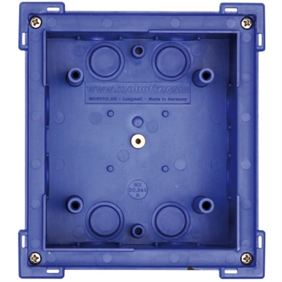 Mobotix MX-OPT-BOX-1-EXT-IN Mobotix MX-OPT-Box-1-EXT-IN. Color del producto: Azul, Material: Plástico. Dimensiones (Ancho x Profundidad x Altura): 123 x 52 x 138 mm, Ancho: 123 mm, Altura: 138 mm