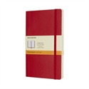 Moleskine QP616F2 - Cuaderno clásico con tapa blanda y goma elástica con 192 páginas rayadas, con tapa trasera