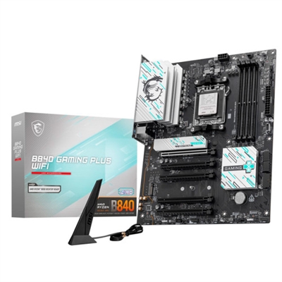 Msi 007E57-002R PLACA MSI B840 GAMING PLUS WIFI,AMD,AM5,B840,4DDR5,USB TYPE-C,WIFI,AURA,ATX