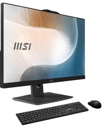 Msi 00-AE0711-1241 MSI Modern AM242P 12M-1241ES. Tipo de producto: PC todo en uno. Diagonal de la pantalla: 60,5 cm (23.8), Tipo HD: Full HD, Resolución de la pantalla: 1920 x 1080 Pixeles, Tipo de pantalla: IPS. Familia de procesador: Intel® Core™ i7. Memoria interna: 16 GB, Tipo de memoria interna: DDR4-SDRAM. Capacidad total de almacenaje: 512 GB, Unidad de almacenamiento: SSD. Modelo de adaptador gráfico incorporado: Intel Iris Xe Graphics. Cámara incorporada. Sistema operativo instalado: FreeDOS. Color del producto: Negro
