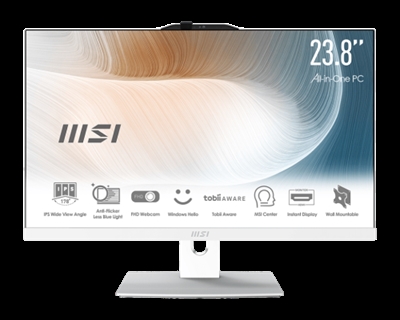 Msi 00-AE0712-897 FULL HD WEBCAMCon la webcam Full HD de MSI, también puede unirse a una conferencia en línea más clara o a un curso en línea mientras trabajas desde casa o aprendes en casa.WINDOWS HELLOEl sistema de autenticación biométrica de Windows Hello le proporciona una forma más rápida y segura de iniciar sesión en su PC.Pantalla de privacidadEl contenido de la pantalla se difumina cuando el usuario mira o se aleja, y se desenfoca sólo para el usuario correcto.Auto-bloqueoMejore la privacidad y la seguridad bloqueando automáticamente la pantalla poco después de que el usuario se vaya.Detección de visualEsta función utiliza sutiles pistas visuales para hacerte saber cuándo alguien detrás de ti está mirando tu pantalla. Aware también ofrece el desenfoque automático o por reacción de la pantalla de privacidad para proteger la información en situaciones que requieren un alto nivel de privacidad.Sound TuneSONAR CLARAMENTE. AFINA CON INTELIGENCIA.Cuando se oye un sonido, reconoce y separa automáticamente el sonido vocal de los ruidos de fondo, filtrando así todos los ruidos no deseados.Antiparpadeo con tecnología Eye-CareGracias a la tecnología Anti-Flicker de MSI, elimina el parpadeo y reduce eficazmente la fatiga ocular causada por un tiempo de pantalla prolongado tiempo de pantalla, al tiempo que mejora la productividad en casa o en la oficina.Tecnología Less Blue LightEl Modo Menos Luz Azul filtra la exposición visual a la luz del espectro azul azul causada por el uso diario y ofrece la experiencia de visualización más cómoda para los usuarios. experiencia visual más cómoda para los usuarios.El panel antideslumbrante reduce la fatiga visualLa luz reflejada o el deslumbramiento pueden fatigar mucho la vista y reduce el contraste, los colores y la nitidez de la pantalla. Una pantalla antirreflectante antirreflejos hace que la visualización de la pantalla sea más agradable y reduce la fatiga visual de los usuarios.Ver más, hacer más en casaGracias a la tecnología Instant Display de MSI, la serie AM242 se convertirá en un monitor sin arrancar su sistema. Cuando se conectan dispositivos al puerto HDMI™-in, la pantalla se encenderá inmediatamente.Aprender y previsualizar con un segundo monitor en casaEl Modern serie AM242 le permite ampliar un segundo monitor para ver previamente sus contenidos y datos de comercio electrónico en casa o en la oficina para mejorar su eficacia.Engancha tu estilo en casaModern serie AM242 puede montarse en la pared de su oficina u hogar, gracias a su estándar de interfaz VESA que hace que el PC completamente invisible en su escritorio y aporta más espacio y más espacio y estilo.La mejor posición mientrastrabajas o aprendesPodrá aprender o gestionar su comercio electrónico con una posición de visión cómoda y siempre puede ajustar la inclinación y la altura según las diferentes situaciones.Tipo-C reversible con USB 3.2 Gen 2Cuando haga copias de seguridad de sus proyectos en casa podrá obtener todas las ventajas de rendimiento del USB 3.2 Gen2, combinadas con la comodidad del conector USB Tipo C.El USB Tipo C reversible también permite conectar dispositivos USB sin esfuerzo.Diseño de fácil mantenimientoCon el diseño de actualización rápida de almacenamiento, el mantenimiento o la actualización de su almacenamiento de 2,5 en la serie Modern AM242 ya no será una pesadilla. pesadilla.Enfría y silencia tu mundo aunque no te hayas dado cuentaEl Modern AM242 está equipada con el sistema de refrigeración Silent Pro. La parte de este sistema es un Módulo Térmico de Grado Servidor que se encarga de la refrigeración de los diferentes componentes del sistema. Además los componentes clave más importantes en la parte superior para que el aire caliente y separamos el flujo de aire para asegurarnos de que la temperatura del la temperatura del sistema se mantiene perfectamente bajo control para un funcionamiento y silencioso.Disfrute de una experiencia silenciosa, estable y profesional.Proyectos B2B de éxito y con estiloEn los últimos años, MSI ha apoyado con éxito innumerables proyectos comerciales, incluidas licitaciones gubernamentales restaurantes y hoteles, proyectos de navegación en centros comerciales colegios y universidades y proyectos de oficinas profesionales.
