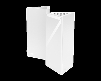 Msi 302-8ZD21EE-000 MSI Roamii BE Lite Mesh System. Color del producto: Blanco, Tipo de antena: Interno, Tipo de producto: Sistema de malla. Banda Wi-Fi: Doble banda (2,4 GHz / 5 GHz), Estándar Wi-Fi: Wi-Fi 7 (802.11be), Wi-Fi estándares: 802.11a, 802.11b, 802.11g, Wi-Fi 4 (802.11n), Wi-Fi 5 (802.11ac), Wi-Fi 6 (802.11ax), Wi-Fi 6E.... Frecuencia del procesador: 1,5 GHz, Memoria interna: 256 MB, Firmware actualizable mediante: Red. Voltaje de salida de adaptador AC: 12 V, Corriente de salida de adaptador AC: 1,5 A. Ancho: 118,5 mm, Profundidad: 108 mm, Altura: 238 mm