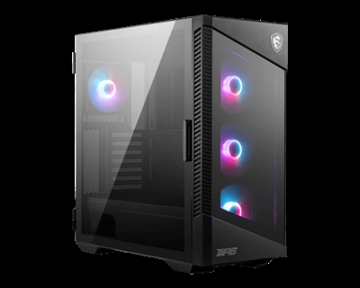 Msi 306-7G18R25-809 MSI MPG VELOX 100R. Factor de forma: Midi Tower, Tipo: PC, Color del producto: Negro. Ventiladores traseros instalados: 1x 120 mm, Ventiladores superiores instalados: 3x 120 mm, 2x 140 mm, Tamaños compatibles con el radiador superior: 120,140,240,280,360 mm. Tamaños de disco duro soportados: 2.5,3.5. Ancho: 474 mm, Profundidad: 231 mm, Altura: 490 mm. Ancho del paquete: 420 mm, Profundidad del paquete: 220 mm, Altura del paquete: 460 mm