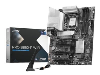 Msi 911-7E41-001 PLACA MSI PRO B860-P WIFI,INTEL,1851,B860,4DDR5,USB 10GBPS,WIFI,ATX