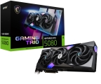 Msi 912-V531-005 MSI GAMING GEFORCE RTX 5080 16G TRIO OC. Familia de procesadores de gráficos: NVIDIA, Procesador gráfico: GeForce RTX 5080. Capacidad memoria de adaptador gráfico: 16 GB, Tipo de memoria de adaptador gráfico: GDDR7, Ancho de datos: 256 bit, Velocidad de memoria del reloj: 30000 MHz. Máxima resolución: 7680 x 4320 Pixeles. Versión DirectX: 12 Ultimate, Versión OpenGL: 4.6. Tipo de interfaz: PCI Express x16 5.0. Tipo de enfriamiento: Activo, Número de ventiladores: 3 Ventilador(es)
