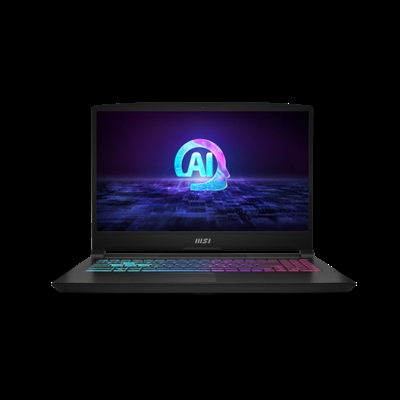 Msi 9S7-158N31-468 MSI Katana A15 AI B8VF-468ES. Tipo de producto: Portátil, Factor de forma: Concha. Familia de procesador: AMD Ryzen™ 7, Modelo del procesador: 8845HS, Frecuencia del procesador: 3,8 GHz. Diagonal de la pantalla: 39,6 cm (15.6), Tipo HD: Full HD, Resolución de la pantalla: 1920 x 1080 Pixeles. Memoria interna: 32 GB, Tipo de memoria interna: DDR5-SDRAM. Capacidad total de almacenaje: 1 TB, Unidad de almacenamiento: SSD. Modelo de adaptador gráfico incorporado: AMD Radeon 780M. Sistema operativo instalado: Windows 11 Home. Color del producto: Negro
