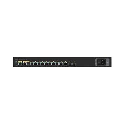 Netgear GSM4212PX-100EUS M4250 8 Puertos Gigabit Poe+ M S 2 Puertos Gigabit M S 2 Puertos Sfp+. Switch Gestionable. Poe Budget 240W - Puertos Lan: 8 N; Tipo Y Velocidad Puertos Lan: Rj-45 10/100/1000 Mbps; Power Over Ethernet (Poe): Sí; Gestión: Smartmanaged; No. Puertos Uplink: 2; Soporte Routing: No; No. Puertos Poe: 8