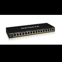 Netgear GS316P-100EUS - NETGEAR GS316P - Conmutador - sin gestionar - 16 x 10/100/1000 (PoE+) - sobremesa, montaje