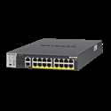 Netgear XSM4316PA-100NES - Netgear Managed Switch With 16X10gbase-T Ports And Aps299w Psu When No- Or Limited Poe App