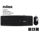 Nilox NXKME000003 - Kit Teclado + Raton Usb Esp - Interfaz: Usb; Interfaz: Usb; Disposición Del Teclado: Versi