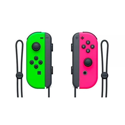 Nintendo 2512366 Joy-Con (Set Izda/Dcha) Verde Rosa - Tipología: Gamepad; Material: Plástico; Color Primario: Verde; Vibración: Sí; Wireless: Sí