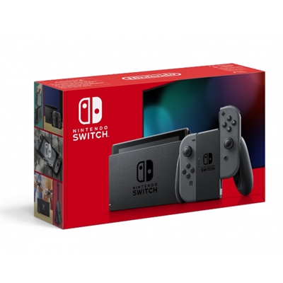 Nintendo 6452599 Nintendo Switch Gris 2019 - Capacidad De Disco Duro: 32 Gb; Color Principal: Gris; Número Máximo De Jugadores: 2