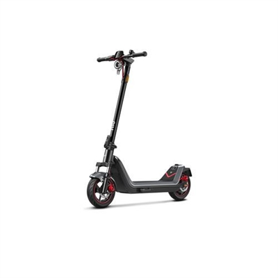 Niu NIUKQI300XG El scooter eléctrico NIU - NIUKQI300XG está diseñado para sus desplazamientos diarios. Su velocidad máxima está limitada a 25 km/h, lo que garantiza una mayor seguridad en entornos urbanos. Su impresionante autonomía de hasta 60 km le permite recorrer largas distancias sin necesidad de recargas frecuentes. El sistema de frenos de disco delantero y trasero garantiza una parada rápida y controlada. Además, el frenado regenerativo recupera energía durante la frenada, ampliando la autonomía de la batería.