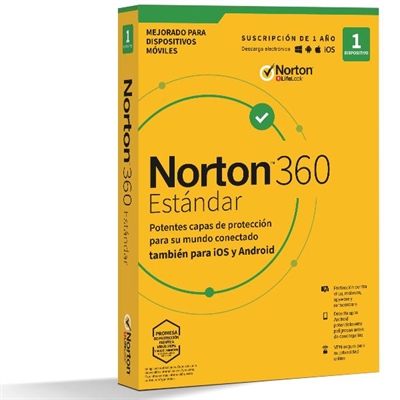 Norton 21401361 Nor360 Std 10Gb Es 1Usr 1Dev 12Mo - 