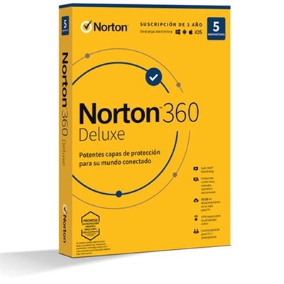 Norton 21433201 Nor360 Dlx 50Gb Es 1U 5D 12Mo Box - 