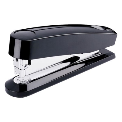 Novus 020-1056 Grapadora De Oficina Metalica Con Carcasa De Plastico Brillante Color Negro. Con Sistema Patentado De Funcion Automatica. Es Compatible Con Grapas 22/6 24/6 Y 26/6. Profundidad De 105 Mm. Dispone De Diferentes Tipos De Grapado: Abierto Cerrado Y Clavado Y Su Capacidad Es De Hasta 8 Hojas Con El Sistema Automatico Y Hasta 30 Hojas Con Grapado Manual. Sistema Antibloqueo Y Cargador Doble Guia. Incluye Caja De 200 Grapas 24/6.