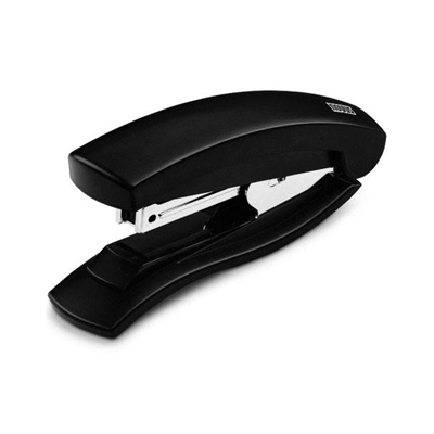 Novus 020-1848 Grapadora De Oficina Metalica Color Negro. Con Sistema De Grapado Plano Flat-Clinch. Es Compatible Con Grapas 24/6 Y 26/6. Profundidad De 60 Mm. Dispone De Diferentes Tipos De Grapado: Cerrado Y Clavado Y Su Capacidad Es De Hasta 30 Hojas. Cargador De Apertura Superior Con Eje Simple. Incluye Caja De 200 Grapas 24/6.