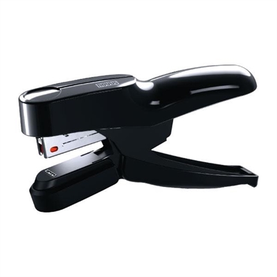 Novus 021-0087 Grapadora De Tenaza Metalica Con Revestimiento De Plastico De Color Negro. Sistema De Grapado Plano Flat-Clinch. Es Compatible Con Grapas 10 22/6 24/6 22/8 Y 24/8. Profundidad De 37 Mm. Tipo De Grapado Cerrado Y Capacidad De Hasta 20 Hojas. Funcion De Carga Posterior.