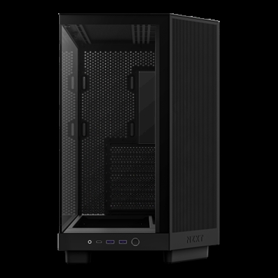 Nzxt CC-H61FB-01 NZXT H6 Air Flow. Factor de forma: Midi Tower, Tipo: PC, Color del producto: Negro. Ventiladores frontales instalados: 3x 120 mm, Diámetro de ventiladores frontales soportados: 120 mm, Diámetro de ventiladores traseros soportados: 120 mm. Tamaños de disco duro soportados: 2.5,3.5. Ancho: 287 mm, Profundidad: 415 mm, Altura: 435 mm. Ancho del paquete: 508 mm, Profundidad del paquete: 361 mm, Altura del paquete: 515 mm