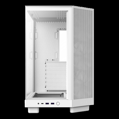 Nzxt CC-H61FW-01 NZXT H6 Air Flow. Factor de forma: Midi Tower, Tipo: PC, Color del producto: Blanco. Ventiladores frontales instalados: 3x 120 mm, Diámetro de ventiladores frontales soportados: 120 mm, Diámetro de ventiladores traseros soportados: 120 mm. Tamaños de disco duro soportados: 2.5,3.5. Ancho: 287 mm, Profundidad: 415 mm, Altura: 435 mm. Ancho del paquete: 508 mm, Profundidad del paquete: 361 mm, Altura del paquete: 515 mm