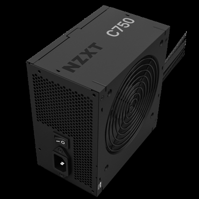 Nzxt PA-7B2BB-EU NZXT C750. Potencia total: 750 W, Voltaje de entrada AC: 115 - 240 V, Frecuencia de entrada AC: 50/60 Hz. Alimentador de energía para tarjeta madre: 24-pin ATX, Longitud del cable de alimentación de la placa base: 60 cm, Longitud del cable de alimentación SATA: 150,500 mm. Utilizar con: PC, Factor de forma de fuente de alimentación (PSU): ATX, Certificación 80 PLUS: 80 PLUS Bronze. Color del producto: Negro, Tipo de enfriamiento: Activo, Diámetro de ventilador: 12 cm. Certificados de conformidad: CE, Comisión Federal de Comunicaciones (FCC) de Estados Unidos, RCM, RoHS, UKCA, WEEE