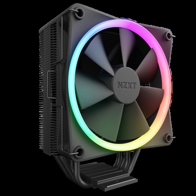 Nzxt RC-TR120-B1 NZXT T120 RGB. Tipo: Refrigerador de aire, Diámetro de ventilador: 12 cm, Velocidad de rotación (mín.): 500 RPM, Velocidad de rotación (máx.): 1800 RPM, Nivel de ruido (baja velocidad): 17,2 dB, Nivel de ruido (alta velocidad): 27,5 dB, Máximo flujo de aire: 50,18 cfm, Presión de aire mínima: 0,75 mmH2O, Presión máxima de aire: 2,7 mmH2O, Tipo de soporte: Rodamiento dinámico fluido (FDB). Voltaje: 12 V. Ancho: 66 mm, Profundidad: 159 mm, Altura: 120 mm. Color del producto: Negro