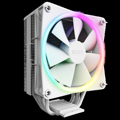 Nzxt RC-TR120-W1 NZXT T120 RGB. Tipo: Refrigerador de aire, Diámetro de ventilador: 12 cm, Velocidad de rotación (mín.): 500 RPM, Velocidad de rotación (máx.): 1800 RPM, Nivel de ruido (baja velocidad): 17,2 dB, Nivel de ruido (alta velocidad): 27,5 dB, Máximo flujo de aire: 50,18 cfm, Presión de aire mínima: 0,75 mmH2O, Presión máxima de aire: 2,7 mmH2O, Tipo de soporte: Rodamiento dinámico fluido (FDB). Voltaje: 12 V. Ancho: 66 mm, Profundidad: 159 mm, Altura: 120 mm. Color del producto: Blanco