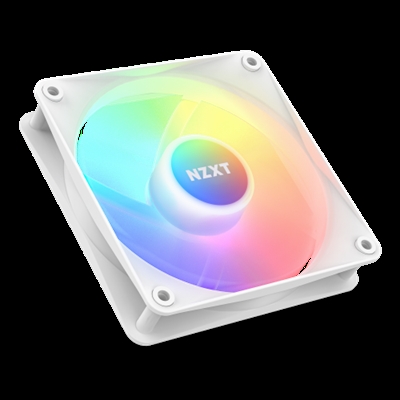 Nzxt RF-C12SF-W1 NZXT F120 RGB Core. Tipo: Ventilador, Diámetro de ventilador: 12 cm, Velocidad de rotación (mín.): 500 RPM, Velocidad de rotación (máx.): 1800 RPM, Nivel de ruido (alta velocidad): 33,88 dB, Presión máxima de aire: 2,57 mmH2O, Tipo de soporte: Rodamiento hidrodinámico (HDB). Voltaje: 12 V. Color del producto: Blanco