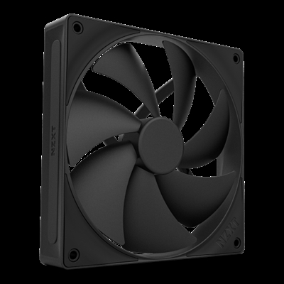 Nzxt RF-P14SF-B2 NZXT F140P. Tipo: Ventilador, Diámetro de ventilador: 14 cm, Velocidad de rotación (mín.): 500 RPM, Velocidad de rotación (máx.): 1700 RPM, Nivel de ruido (alta velocidad): 30 dB, Máximo flujo de aire: 93,2 cfm, Presión máxima de aire: 4,45 mmH2O, Tipo de soporte: Rodamiento dinámico fluido (FDB). Ancho: 140 mm, Profundidad: 140 mm, Altura: 25 mm. Color del producto: Negro