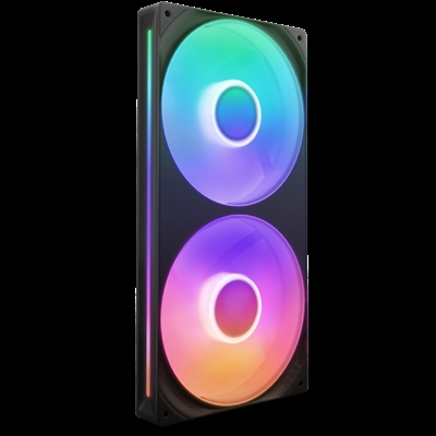 Nzxt RF-U28HF-B1 NZXT RF-U28HF-B1. Tipo: Ventilador, Velocidad de rotación (mín.): 500 RPM, Velocidad de rotación (máx.): 2000 RPM, Presión máxima de aire: 3,2 mmH2O. Ancho: 140 mm, Profundidad: 26 mm, Altura: 280 mm. Color del producto: Negro