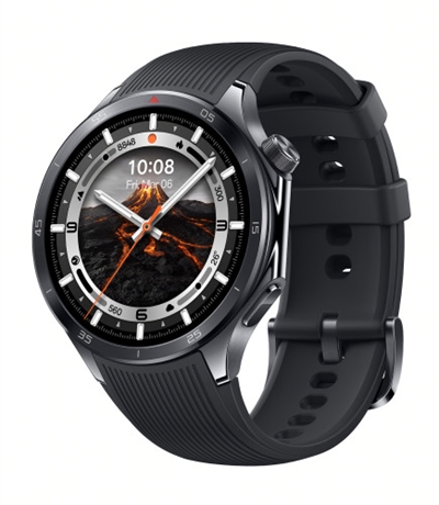 Oppo 110030330043 OPPO Watch X2. Diagonal de la pantalla: 3,81 cm (1.5), Tecnología de visualización: AMOLED, Resolución de la pantalla: 466 x 466 Pixeles, Pantalla táctil. Capacidad de RAM: 2000 MB, Memoria flash: 32 GB. Wifi. GPS (satélite). Capacidad de batería: 648 mAh. Peso: 81 g. Humedad: resistente al agua hasta: 50 m, Material de la banda: Silicona, Color de banda: Negro. Sistema operativo instalado: ColorOS Watch 7.0