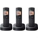 Teléfono Inalámbrico Panasonic Kx-Tgc313sp/ Pack Trío/ Negro