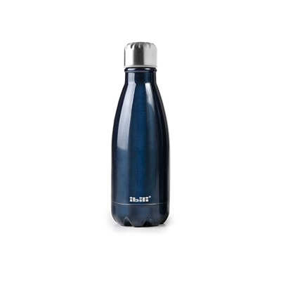 Pardo 758450BI Botella Isotermica Con Doble Pared Mantiene El Liquido Fri¿½O O Caliente Entre 8-10 Horas. Fabricada En Acero Inoxidable Y Libre De Bpa. Cierre Hermi¿½Tico. Color Azul. Capacidad 500 Ml.
