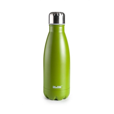 Pardo 758450VI Botella Isotermica Con Doble Pared Mantiene El Liquido Fri¿½O O Caliente Entre 8-10 Horas. Fabricada En Acero Inoxidable Y Libre De Bpa. Cierre Hermi¿½Tico. Color Verde. Capacidad 500 Ml.