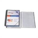 Pardo 845001 - Carpeta De Fundas Espiral Tamaño Folio Fabricada En Polipropileno Color Negro. Portada Per