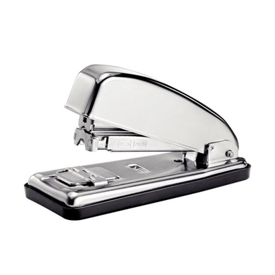 Petrus 44709 Grapadora De Oficina Metalica De Color Cromado. Es Compatible Con Grapas 22/6 24/6. Profundidad De 72 Mm. Dispone De Diferentes Tipos De Grapado: Abierto Cerrado Y Clavado Y Su Capacidad Es De Hasta 30 Hojas.