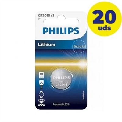 Philips CR2016/01B 20U 