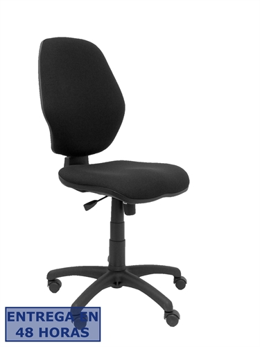 Piqueras-Y-Crespo 273SARAN840 Piqueras Y Crespo Modelo Master - Silla De Oficina Ergonomica Con Mecanismo Sincro Y Regulable En Altura - Asiento Y Respaldo Tapizados En Tejido Aran Color Negro