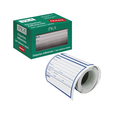 Pka 16413 Etiquetas Adhesivas Para Envios Con Medidas De 82 X 109 Mm. Texto Impreso: Envio A. El Rollo Contiene 200 Etiquetas.