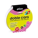Plico 13322 - Cinta Doble Cara De 30 Mm X 50 M. Transparente Y Ultrafina. No Necesita Tijeras Se Corta C
