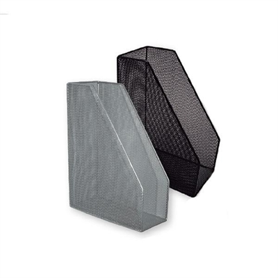 Poessa 317377 Revistero Metalico De Rejilla 10X295X215Cm Negro