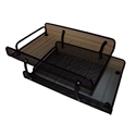 Poessa 317725 - Bandeja Metalica De Rejilla Doble. Ideal Para Organizar Los Documentos Y Mantener La Mesa 