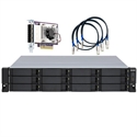 Qnap TL-R1200S-RP - QNAP TL-R1200S-RP - Orden unidad de disco duro - 12 compartimentos (SATA-600) - SATA 6Gb/s