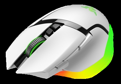 Razer RZ01-05240200-R3G1 Ratón ergonómico inalámbrico para juegos totalmente personalizable. Lleva tu inmersión al máximo con el Razer Basilisk V3 Pro 35K, un mouse inalámbrico ergonómico para juegos RGB más avanzado y personalizable que nunca. Rueda inclinable Razer HyperScroll: la rueda de desplazamiento de 4 direcciones más avanzada, con 3 modos de desplazamiento únicos: ciclismo táctil, desplazamiento de giro libre y modo de carrete inteligente. Tensión y aceleración de desplazamiento ajustables: acceda a nuevas opciones de desplazamiento personalizables en el nuevo Synapse 4, con 5 niveles de tensión de desplazamiento y 5 niveles multiplicadores de aceleración de desplazamiento. Sensor óptico Razer Focus Pro 35K Gen-2: el sensor más avanzado y preciso con ajustes de paso de 1 DPI y precisión de resolución del 99,8 %. Funciones inteligentes: con el seguimiento inteligente, el sensor puede detectar y ajustar automáticamente su algoritmo de seguimiento para que coincida con la superficie, manteniendo una distancia de despegue constante para un mayor control y precisión. Al habilitar Motion Sync, el sensor puede sincronizar sus señales con los intervalos exactos en los que su PC extrae información, lo que garantiza que obtenga las actualizaciones más recientes de la posición de su mouse para un seguimiento más consistente. Modo de triple conectividad: conecta el mouse a través de la conexión inalámbrica Razer HyperSpeed ??(2,4 GHz), Bluetooth o USB C con cable (para un uso continuo mientras se carga). Disfruta de hasta 140 horas a 2,4 GHz o 210 horas a Bluetooth. Razer Hypershift: asigna una función secundaria a cada uno de los 13 controles del mouse a través de Synapse y duplica eficazmente tus comandos. Cambia de función al instante con solo tocar un botón.