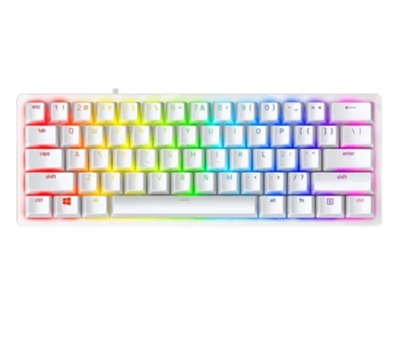 Razer RZ03-04991700-R3M1 Razer Huntsman V3 Pro Mini. Formato del teclado: 60%, Tecnología de conectividad: Alámbrico, Interfaz del dispositivo: USB, Interruptor del teclado: Switch de tecla óptico. Tipo de retroiluminación: LED RGB. Uso recomendado: Juego. Color del producto: Blanco