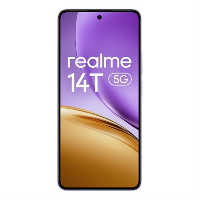 Realme 631011005590 realme 14T. Diagonal de la pantalla: 16,9 cm (6.67), Resolución de la pantalla: 2160 x 1080 Pixeles. Familia de procesador: MediaTek Dimensity, Modelo del procesador: Dimensity 6300. Capacidad de RAM: 8 GB, Capacidad de almacenamiento interno: 256 GB. Resolución de la cámara trasera (numérica): 50 MP, Tipo de cámara trasera: Cámara doble. Sistema operativo instalado: Android 15. Capacidad de batería: 6000 mAh. Color del producto: Púrpura