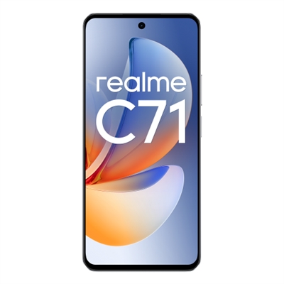 Realme 631011005929 realme C71. Diagonal de la pantalla: 16,9 cm (6.67). Familia de procesador: Unisoc, Modelo del procesador: T7250. Capacidad de RAM: 8 GB, Capacidad de almacenamiento interno: 256 GB. Tipo de cámara trasera: Triple cámara. Capacidad de batería: 6000 mAh. Color del producto: Blanco