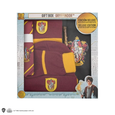 Redstring 8436561073122 Caja Regalo Deluxe Harry Potter (Gryffindor) Capa,Corbata,Gorro,Guantes, Bufanda y Varita